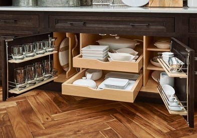 Kitchen Storage Cabinets — The Best Pot Rack and Cabinet Organizers!