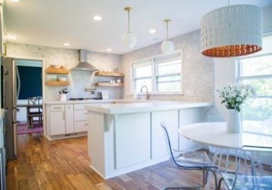 Modern Makeover of a 1960s Kitchen