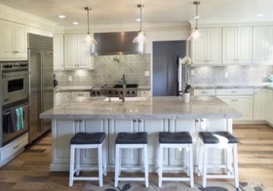 Classic White Kitchen with Spectacular Storage