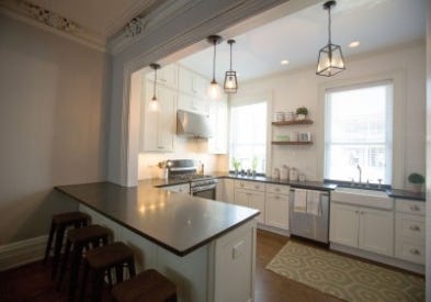 Shaker White Painted Cabinets - Kitchen Remodel