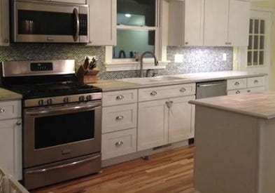 New Cabinets Add a Modern Touch to an Older Home