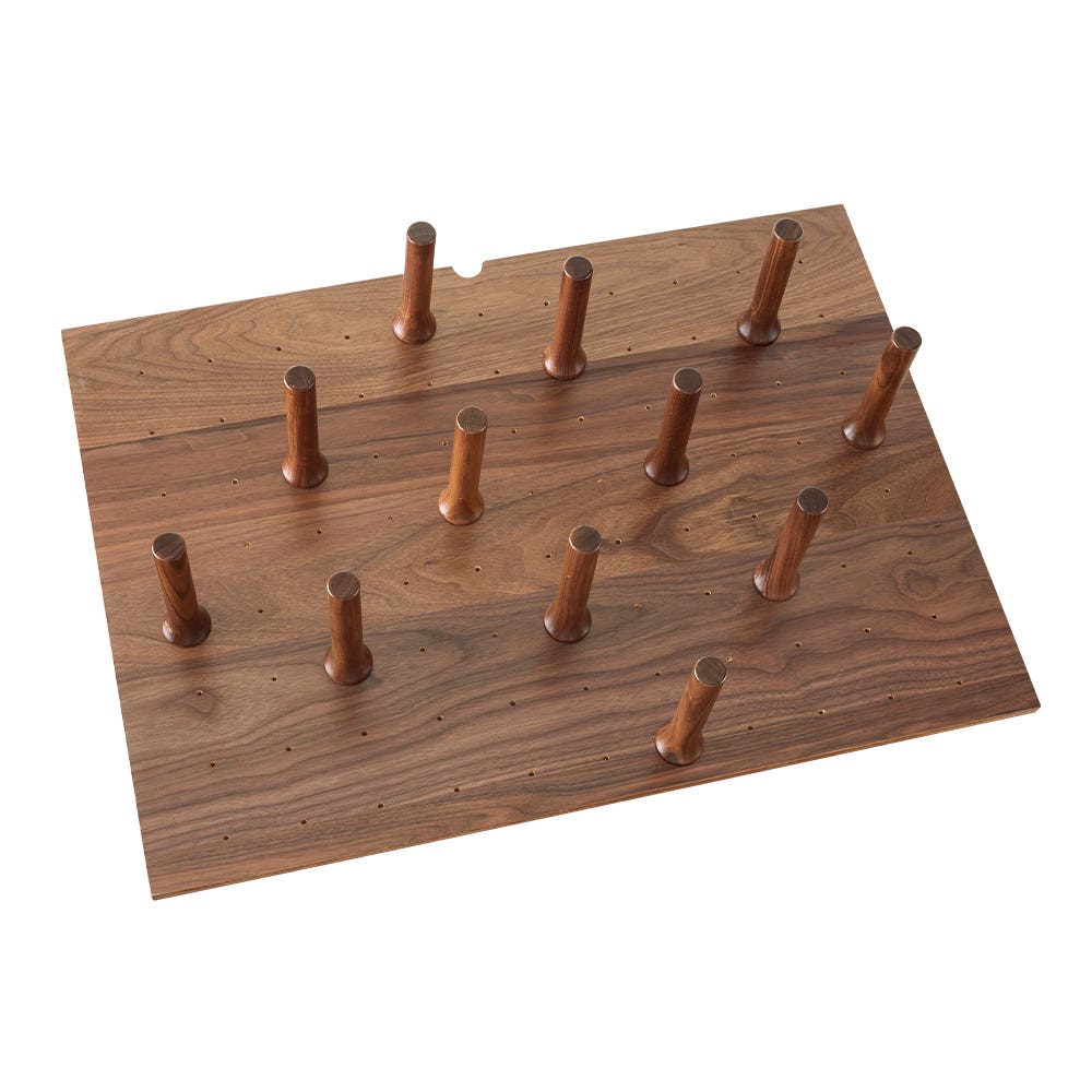 Rev-A-Shelf - Medium Walnut Drawer Peg System - 4DPS-WN-3021 Rev-A-Shelf - Medium Walnut Drawer Peg System - 4DPS-WN-3021