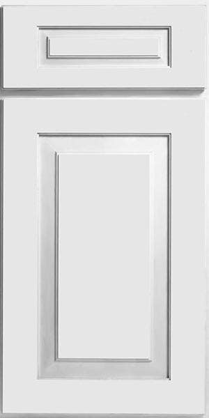 CliqStudios Decorative cabinet in white.