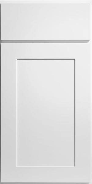 CliqStudios Shaker style cabinet in white. CliqStudios Shaker style cabinet in white.