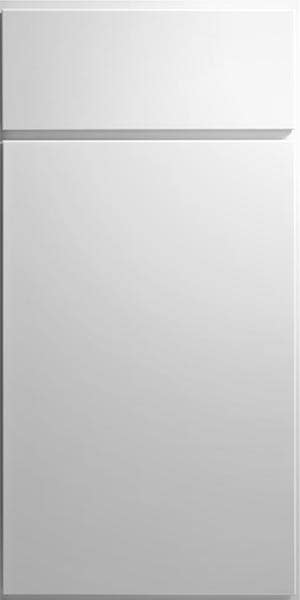 CliqStudios Slab cabinet in white. CliqStudios Slab cabinet in white.