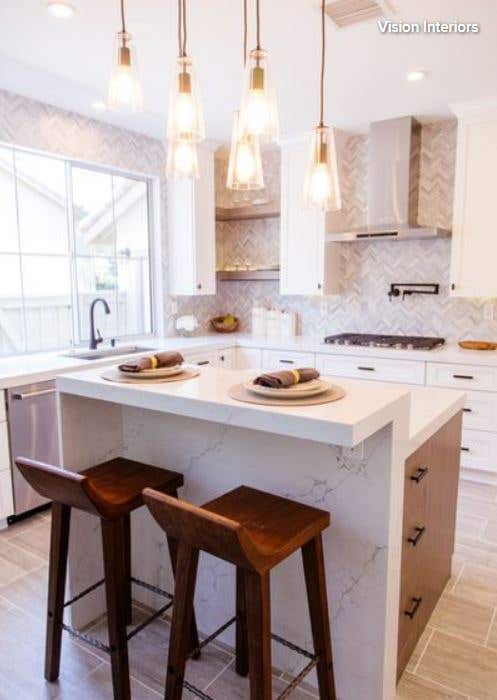 Houzz Kitchen of the Week: Asymmetry Creates a Standout Space