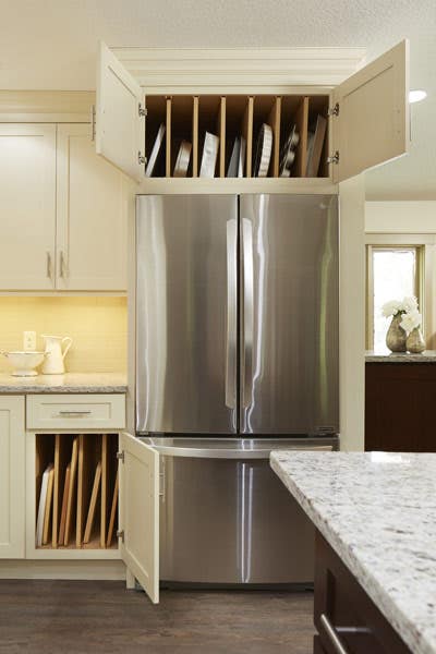 Cabinet-Depth Pantry Bins with Divider