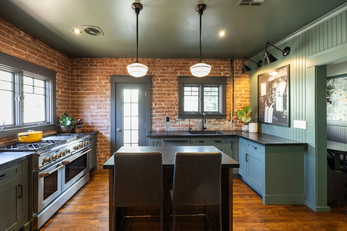 Vintage-Style Kitchen Design With Masculine Flare