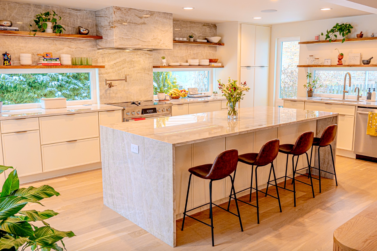 Modern Organic Micro Shaker Kitchen Design