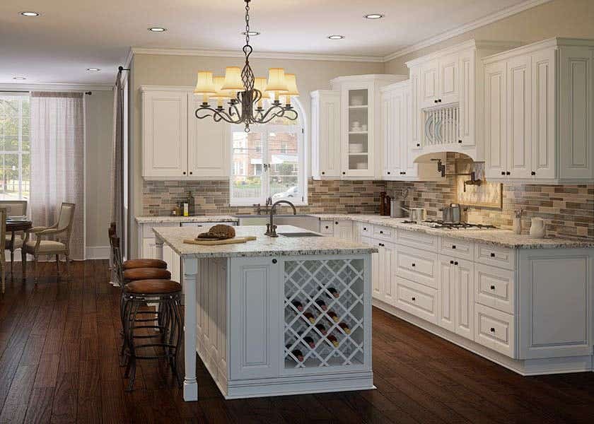 Pinnacle Pearl Rta Kitchen Cabinets