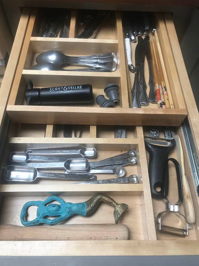 two-tier drawer for silverware and utensils two-tier drawer for silverware and utensils