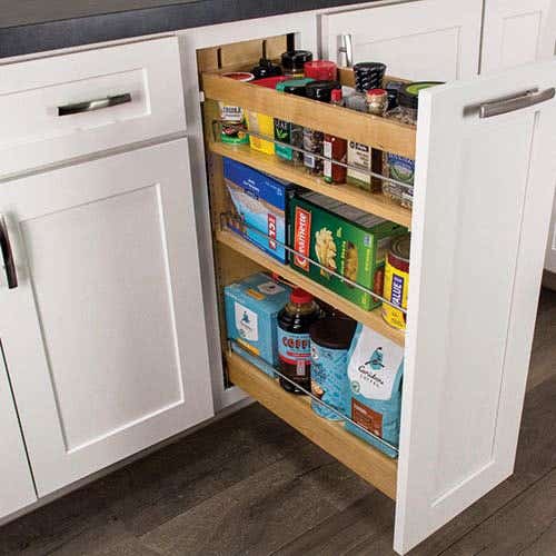 Pull Out Roll Cabinets Kitchen Cabinet Storage Ideas