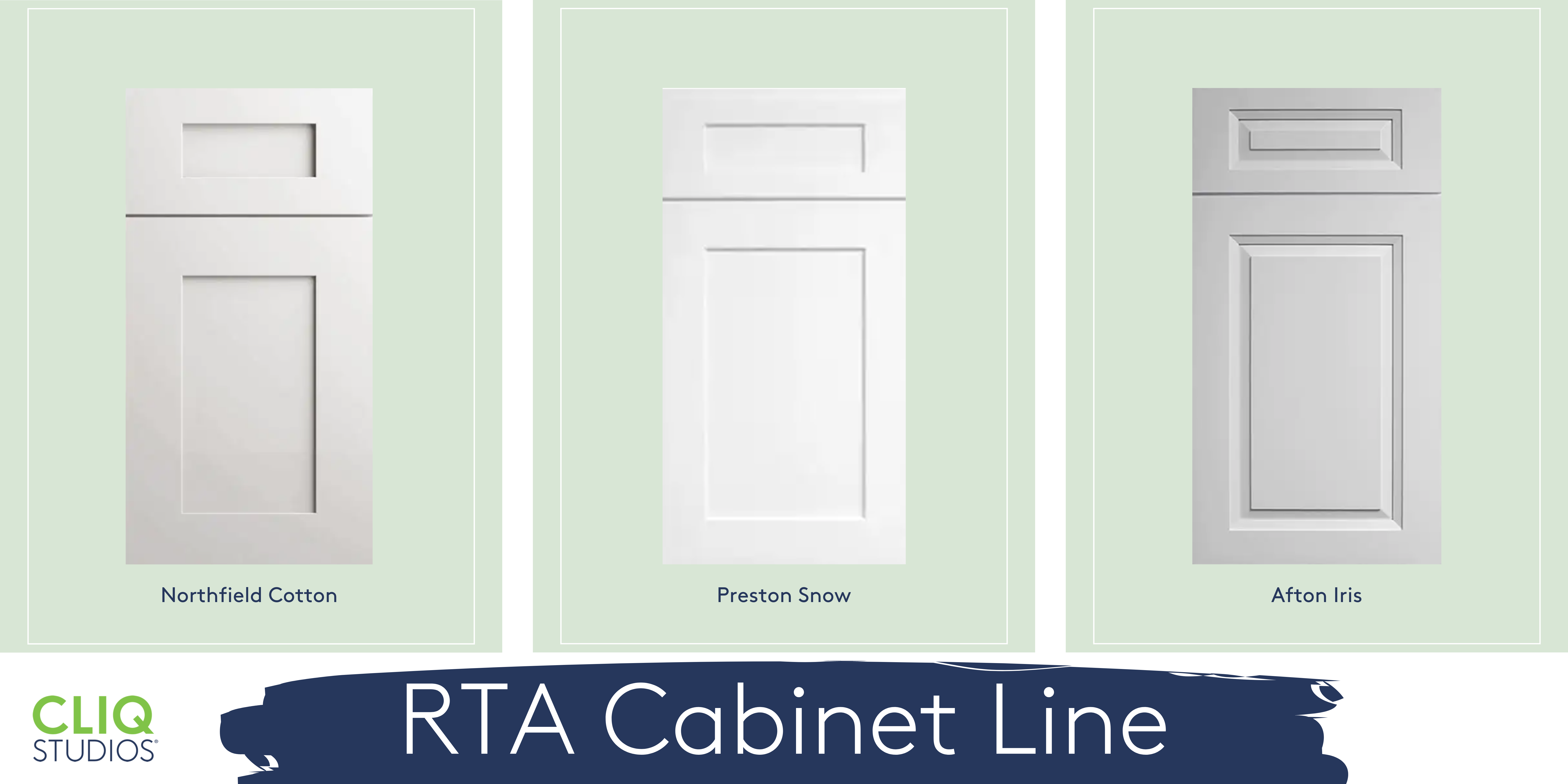 CliqStudios white painted RTA kitchen cabinet finishes banner CliqStudios white painted RTA kitchen cabinet finishes banner