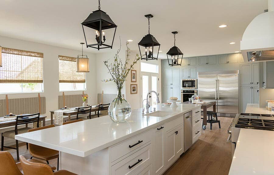 CliqStudios inset cabinets featured in property brothers kitchen.