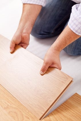 Home improvement - installing laminate flooring Home improvement - installing laminate flooring