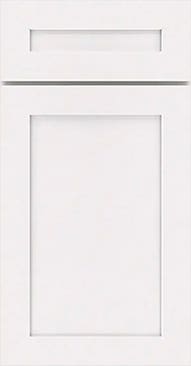 White shaker kitchen cabinet door style