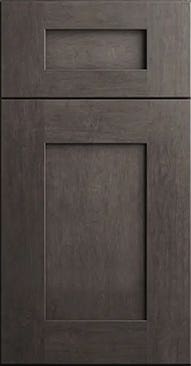 Smoky grey shaker kitchen cabinet door style