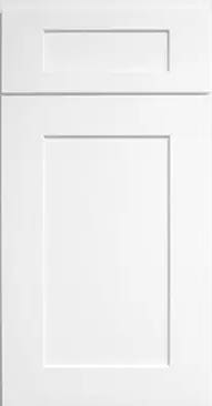 White shaker kitchen cabinet door style