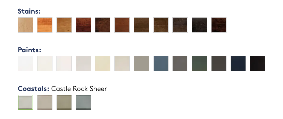 Brentwood inset shaker door style finishes in paints and stains Brentwood inset shaker door style finishes in paints and stains