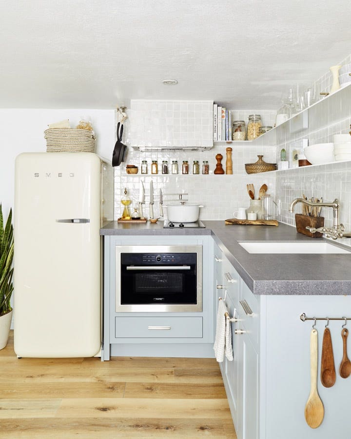 Tuck and Roll: How to Get More Counter Space in Your Kitchen