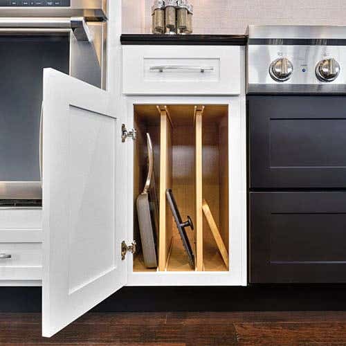 Pull-out Storage Cabinet - Pull-out Spice Rack Shelves - CliqStudios