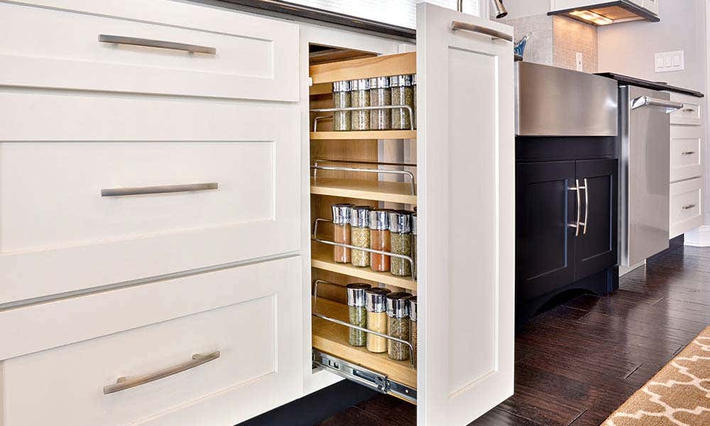 Cliqstudios shaker painted white black cabinet Cliqstudios shaker painted white black cabinet