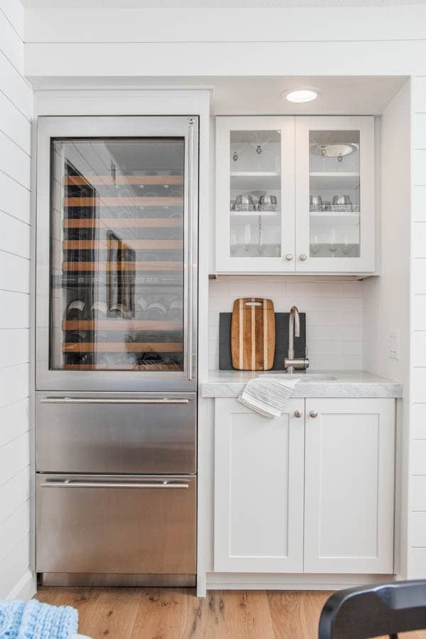 Wet Bar Shaker White Cabinets Wet Bar Shaker White Cabinets