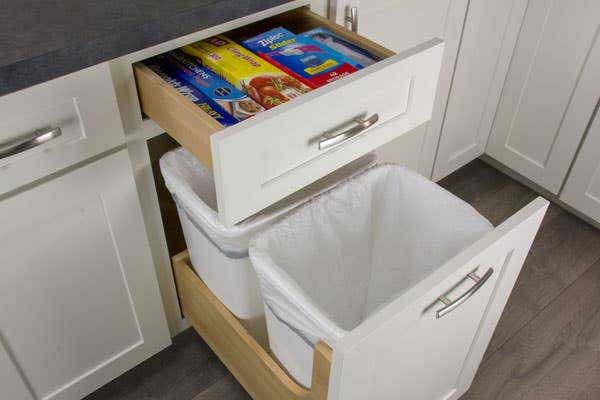 How to Get Your Pullout Waste and Recycling Cabinets Right