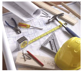blueprint, tape measure, pensil blueprint, tape measure, pensil