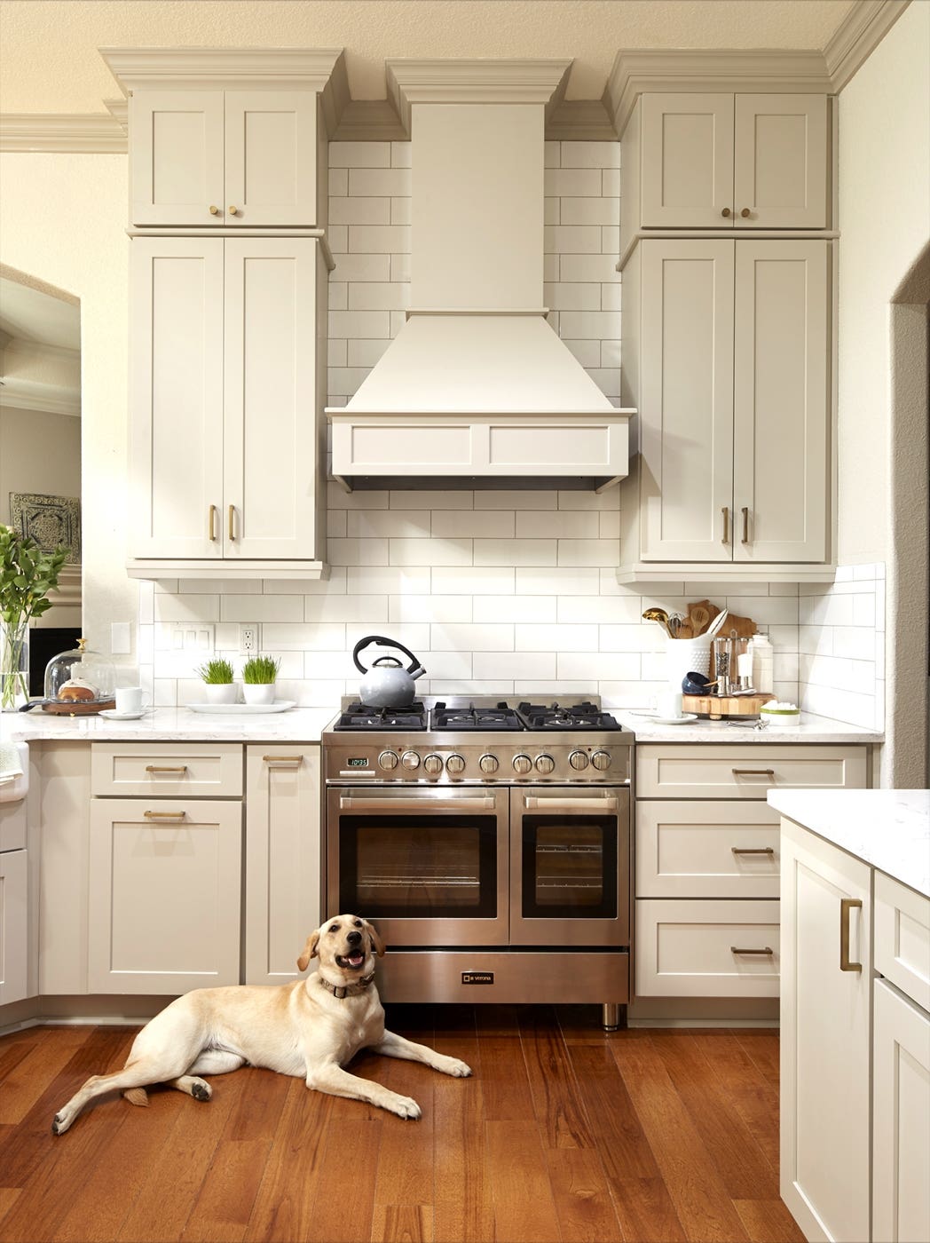 Shaker light gray range hood Shaker light gray range hood