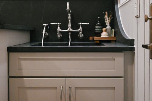 Berkeley Chai Latte laundry room cabinets Berkeley Chai Latte laundry room cabinets