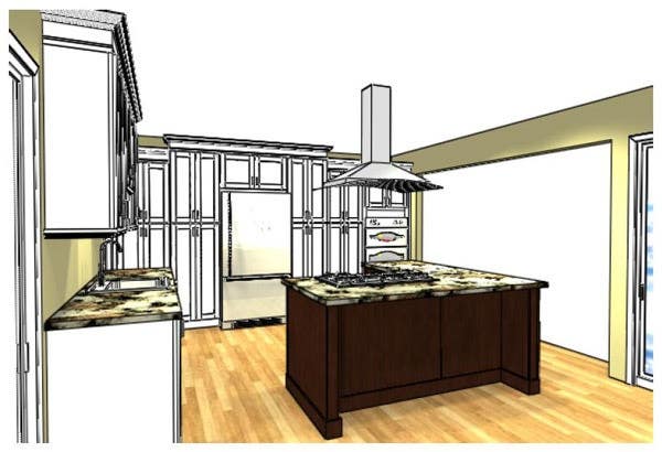Kitchen Island and Pantry Cabinets Kitchen Island and Pantry Cabinets