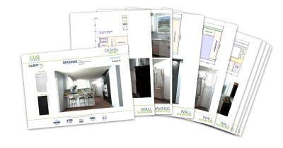 A kitchen design sample packet