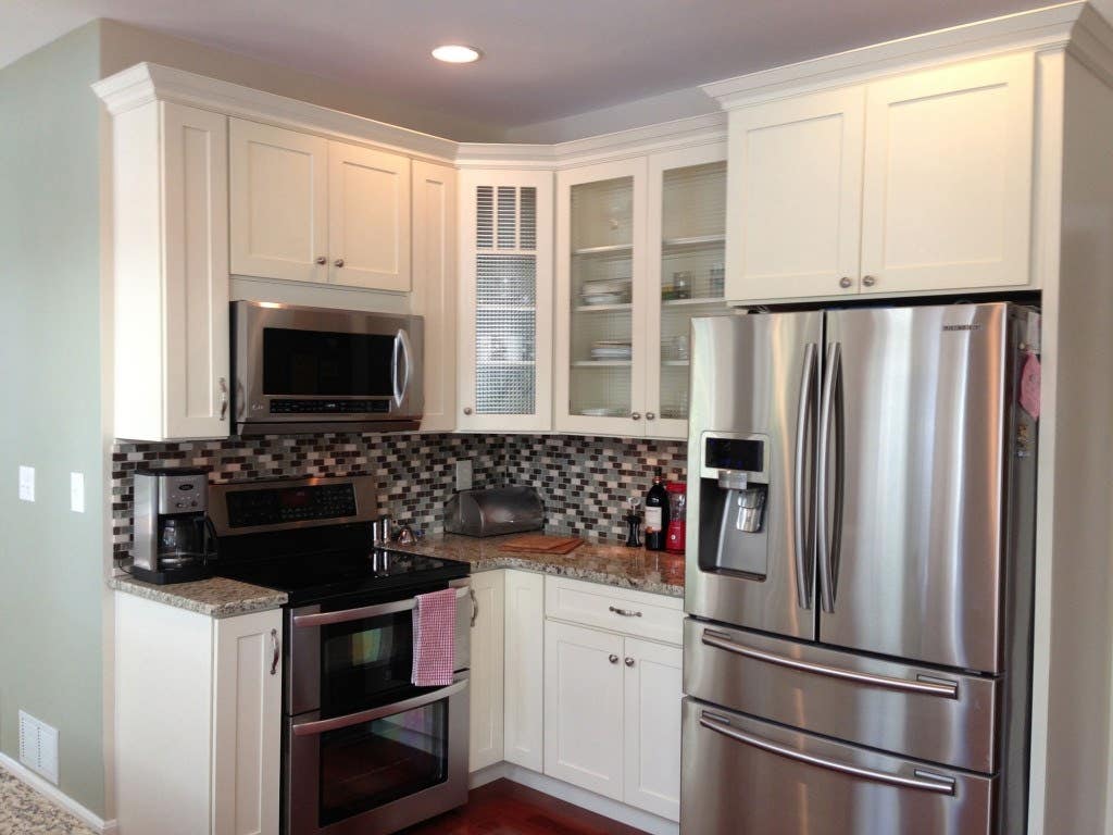 kitchen with white glass door cabinets kitchen with white glass door cabinets
