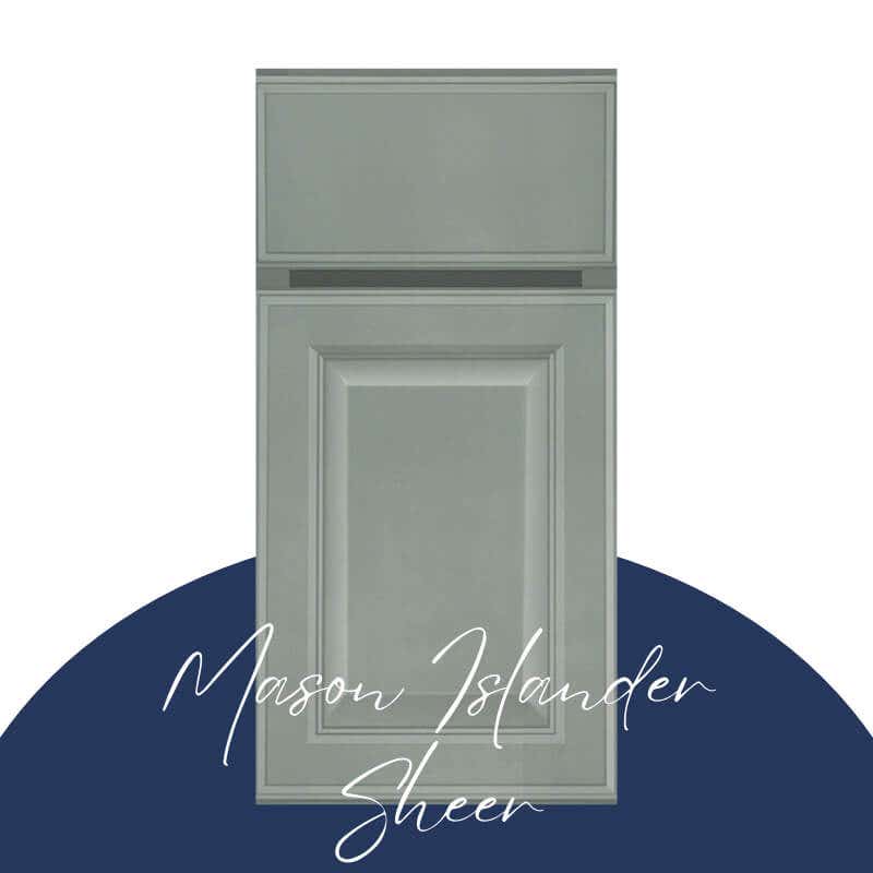 Mason Maple Islander Sheer door style Mason