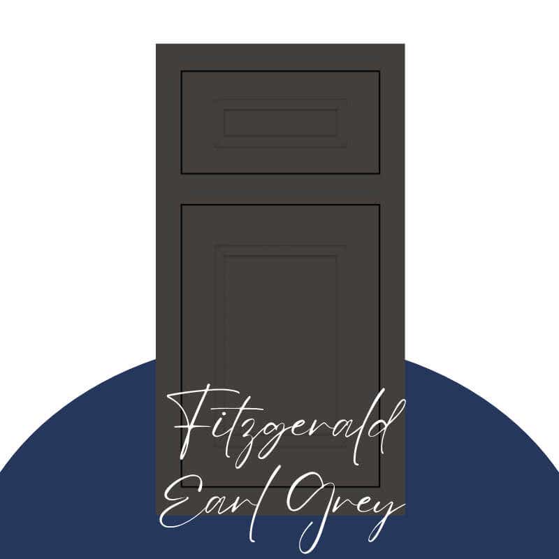 Fitzgerald Earl Grey door style Fitzgerald Inset