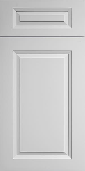 Traditional white kitchen cabinet door